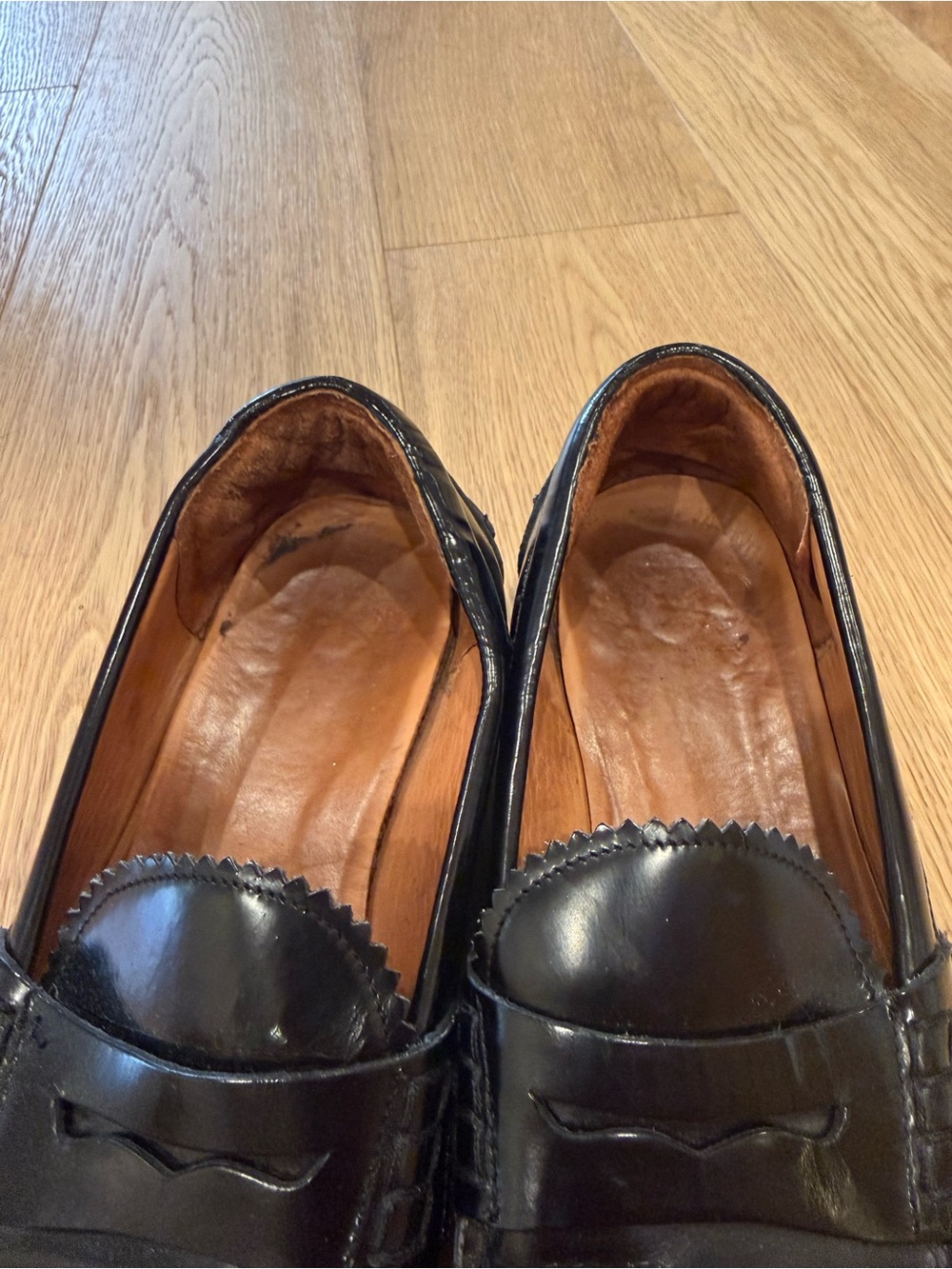 Church’s Classic Black Leather Penny Loafers Women - Picture 5 of 5